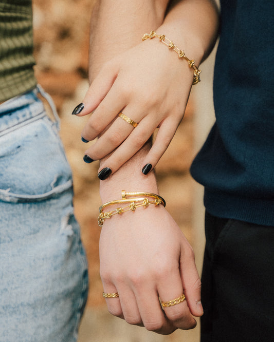 Lock Bracelet (Gold)